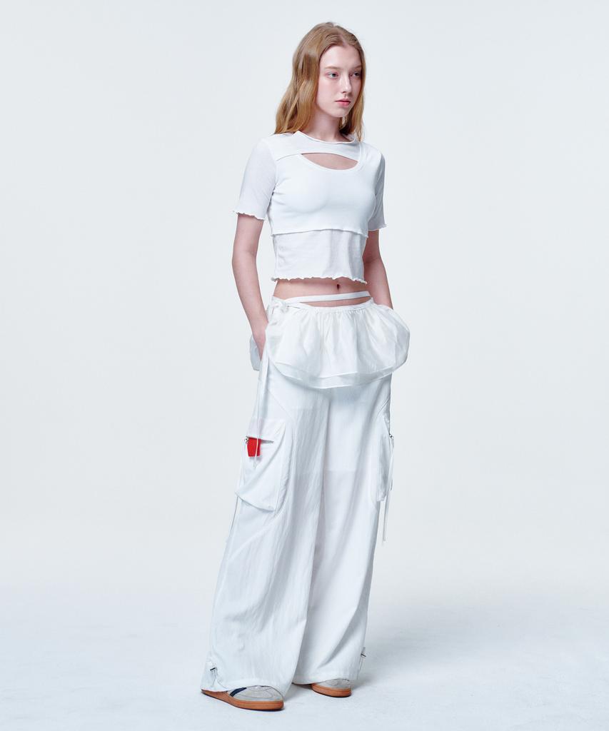 2113 STUDIO Cross Cut Crop White