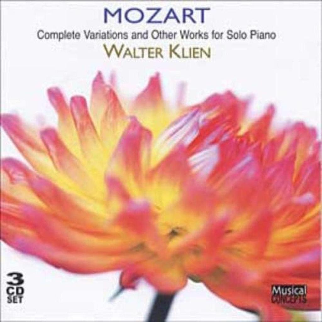CD WALTER KLIEN(P) - MOZART/ COMPLETE VARIATIONS AND OTH MC131 Japan Classical Used