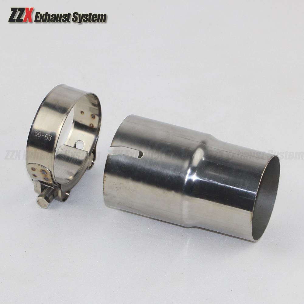 Automobile motorcycle exhaust pipe adapter Exhaust pipe reducer connector 304 stainless steel