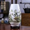 Modern Minimalist Ceramic Vase for Dried Flowers - Porcelain Ornament for Living Room Decor