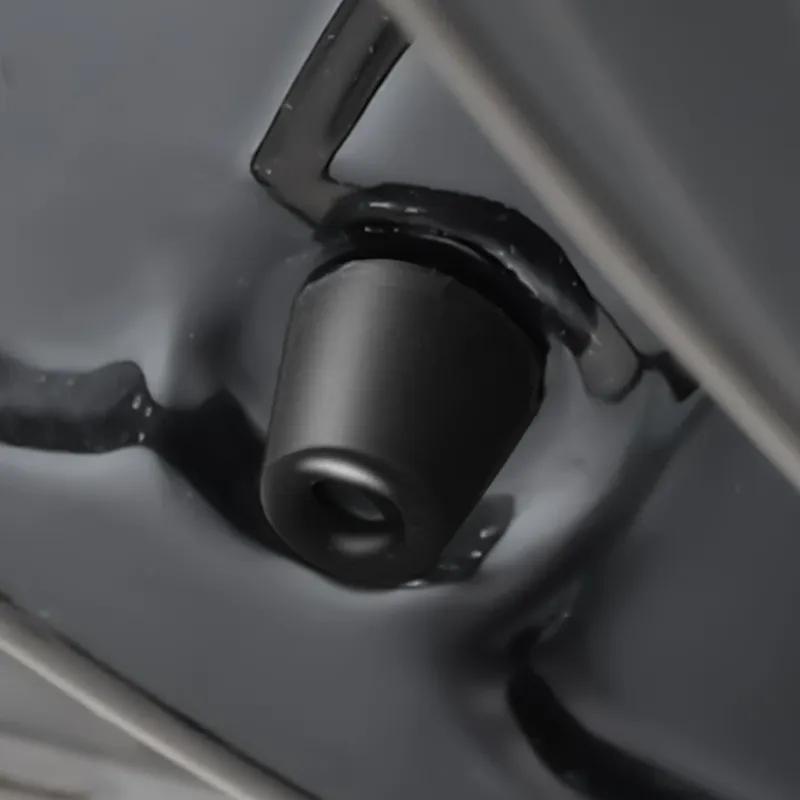 4/30pcs Car Door Shock Absorbing Gasket Black Rubber Pads Car Door Dampers Sticker Car Trunk Rear Door Anti Shock Accessories