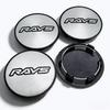 4pcs 69mm ( Clips 56mm ) Rays Logo Emblem Badge Car Wheel Center Caps Rim Hubcaps Wheel Hub Dust Cover Replace Car Accessories