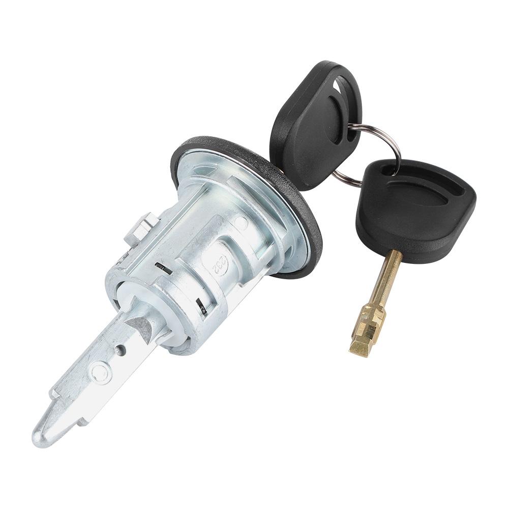 Car Front Right Door Lock Barrel with 2 Keys Fit for Ford Transit MK6 2000‑2016