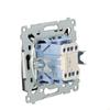 Single-pole switch with LED illumination (module) 10AX, anthracite Simon54