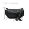 Whatna Natural Cowhide Leather Shoulder Bag for Women, Small Messenger Bag, Business Bag, Fits iPad Mini, Horizontal Design, Genuine Leather,