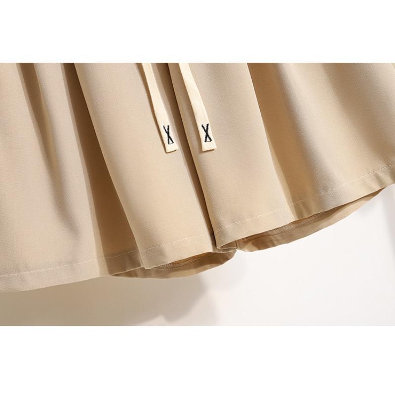 DIMANAF 2025 Summer Style Shorts Pants Loose High Waist Women Basic Pants Female Solid Trousers