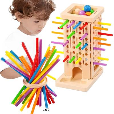 Multiplayer Battle Wooden Stick Tower Game, Early Education Montessori Toys, Thinking Training Parent-child Interactive Toy