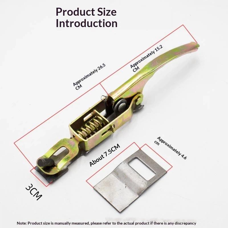 Heavy Duty Tricycle Door Latches Galvanized Rust Proof Thickened Material For Cargo Box Door Repair