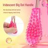 Press Eyelash Curler with Pink Handle & Carbon Steel for Natural Curling – Beauty Tool in Box.