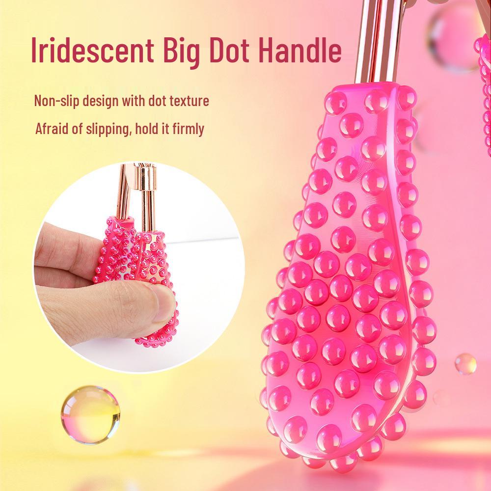 Press Eyelash Curler with Pink Handle & Carbon Steel for Natural Curling – Beauty Tool in Box.