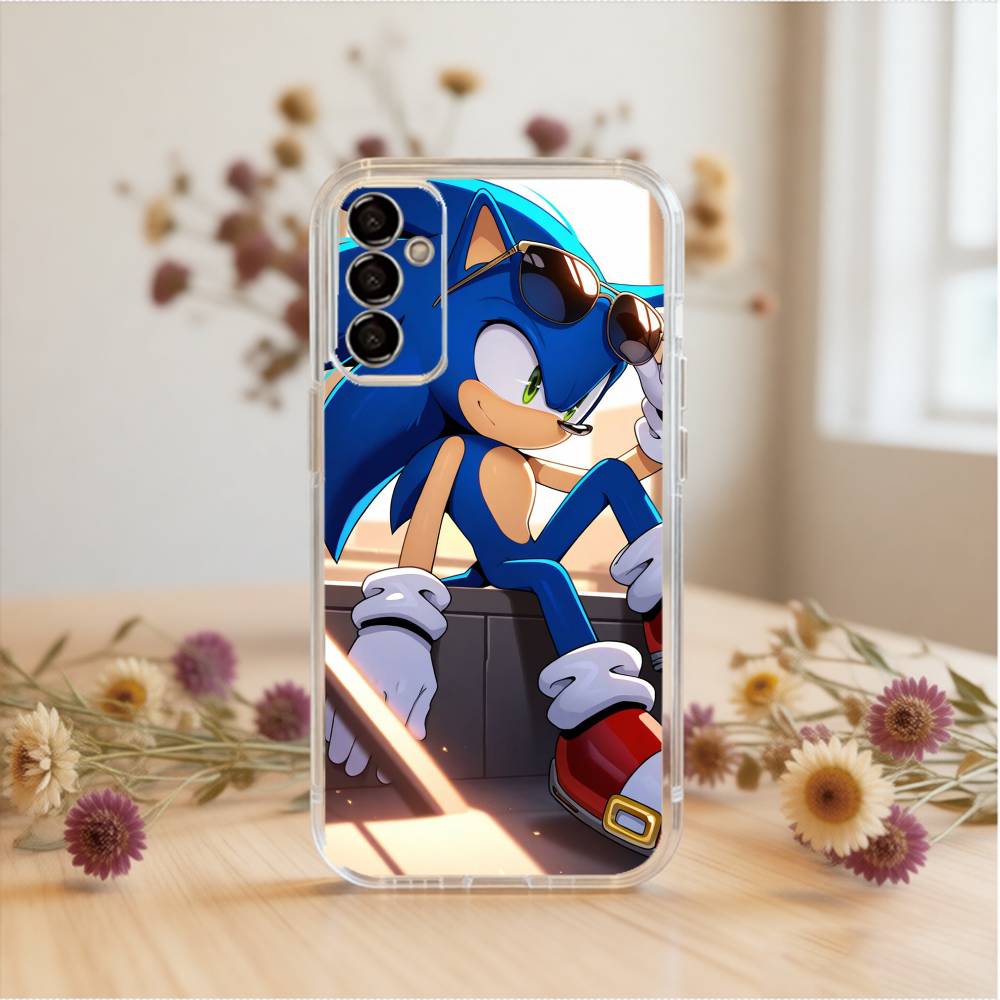 Sonic The H-Hedgehog Phone Case For SamsungA10,12,20,21S,30,31,40,50,51,52,70,71 Transparent Cover Samsung a12