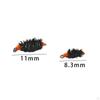 8Pcs Fly Fishing Lures Artificial Realistic with Carry Case Hooks Baits for Bass