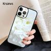 3D Flower Relief Soft Phone Case For IPhone 18 17 Air 16 15 14 Max Plus 11 12 13 Pro Max Phone Cover coque Fundas