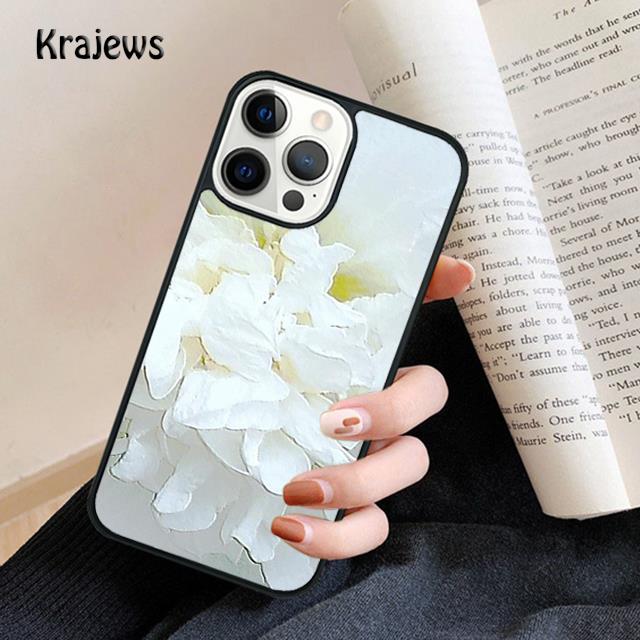 3D Flower Relief Soft Phone Case For IPhone 18 17 Air 16 15 14 Max Plus 11 12 13 Pro Max Phone Cover coque Fundas