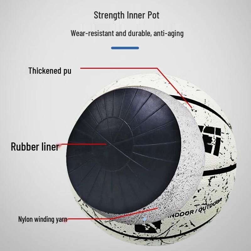 Nuorman Shengwei No. 7 Sweat-Wicking PU Basketball