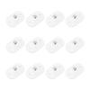 12PCS Self Adhesive Caster Wheels Mini Swivel Wheels Stainless Steel Paste Universal Wheel 360