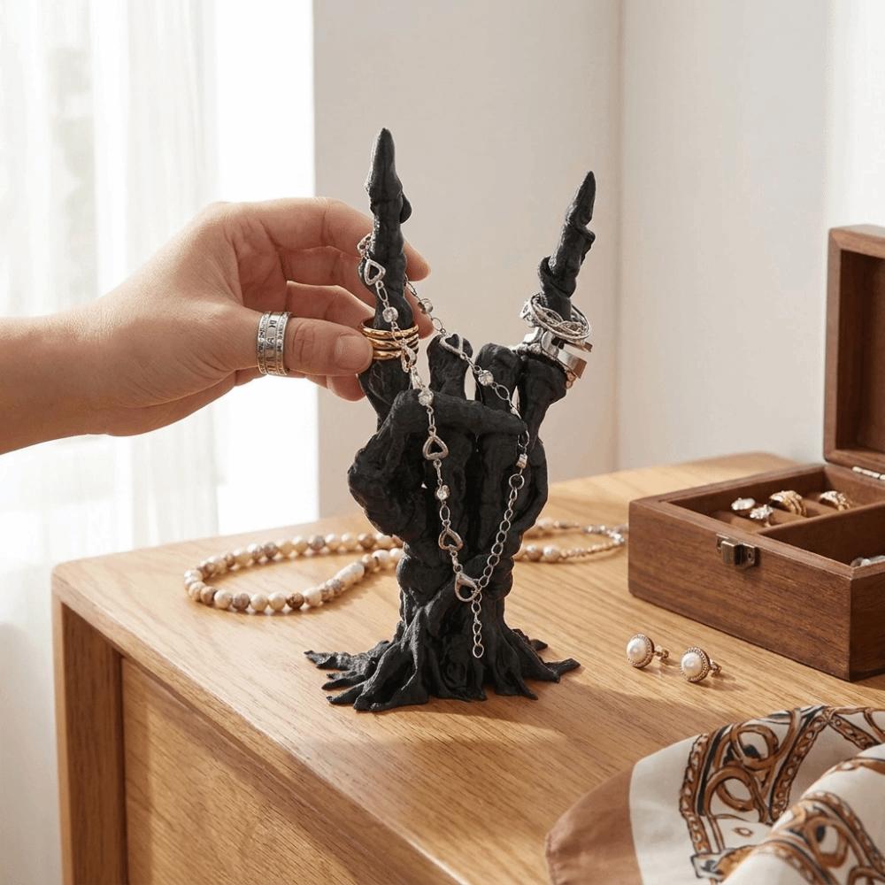 Demon Shape Black Ghost Hand Display Stand Necklace Storage Decoration Decoration Scenario