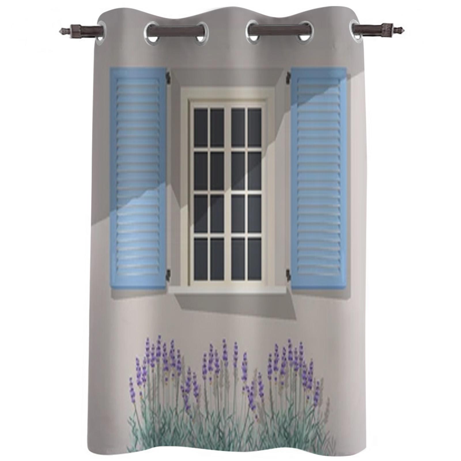 Летние цветы гортензия оконные шторы для гостиной роскошные шторы для спальни кухонные — фото 7