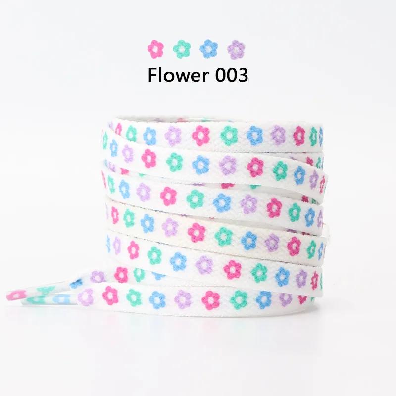 Colorful Mandarin Duck Powder Green Shoe Laces Af1 Ice Cream Shoelaces for Sneakers Flowing Shoelace Flower Ins Shoes Strings