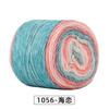 Section Dyed Rainbow Cake Color Gradient Hand-woven DIY Wool/Acrylic Blended Yarn for Clothing Scarf Hat