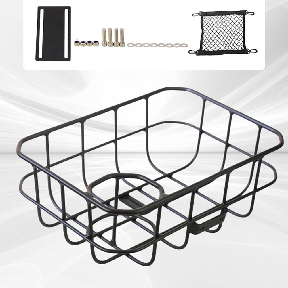 Basket For Mountain Bicycles Leisure Bike Basket Mountain Bike Basket Aluminum Alloy Basket Screw Accessories Included Cycling