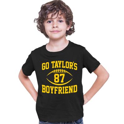 Kindermode Kleidung Bedrucktes T-Shirt mit Rundhalsausschnitt und kurzen Ärmeln