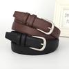 Women S Pu Leather Belt Pin Buckle For Jeans Fashion Simple Style