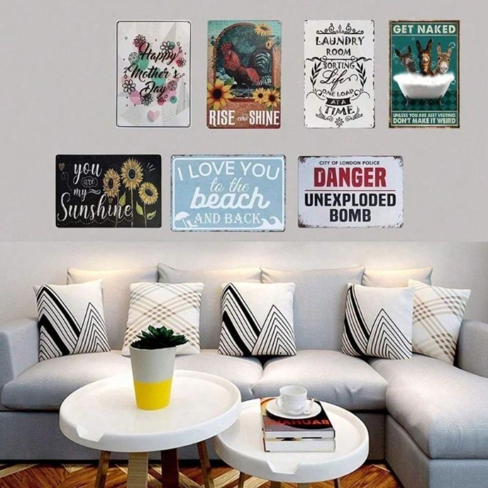 Metal Poster Wall Decor Donkey Unless You Are Just Visiting