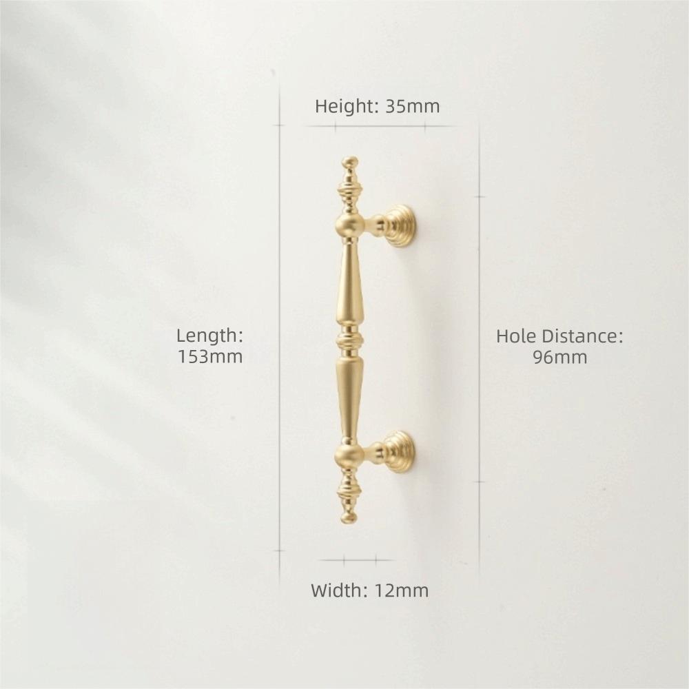 Zinc Alloy Wardrobe Pulls Vintage Drawer Pulls Durable Furniture Handles  for Furniture