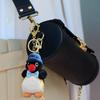 Cartoon Penguin Plush Keychain Toy Pendant Soft PP Cotton Filling Creative Key Ring Bag Charm Gift for Girls Boys Family Festivals