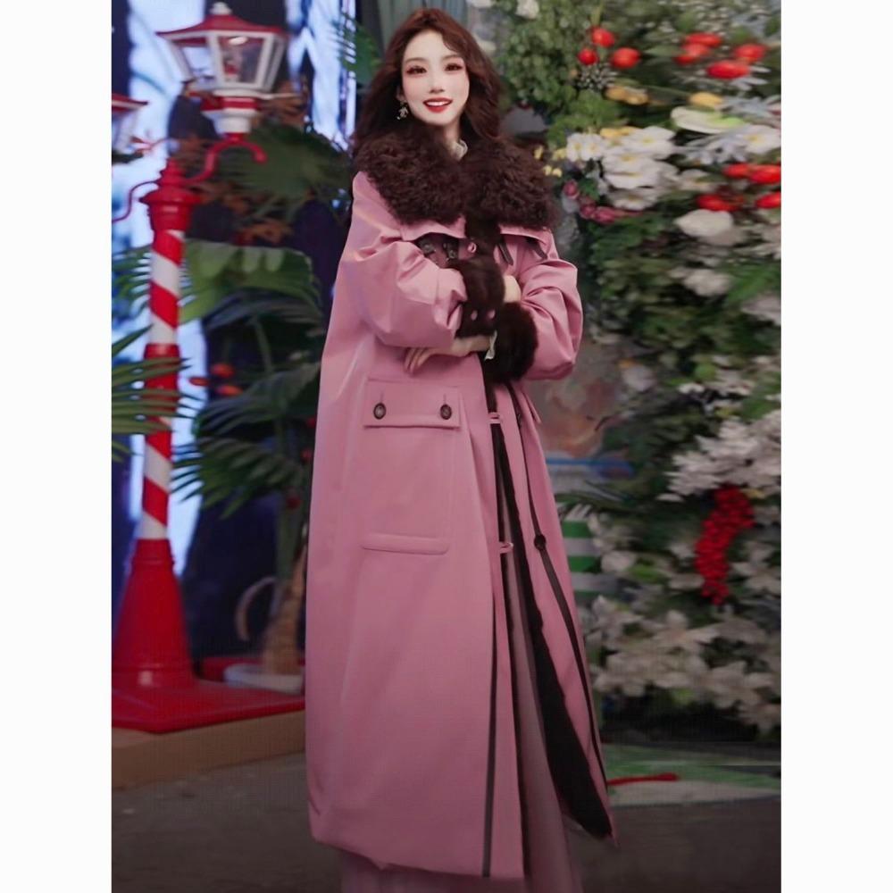 Long Down Coat Winter Fashion Thickened Warm Overcoat Jacket for Women