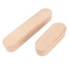 2Pcs Double Side Grooved Sewing Press Block Solid Heavy Wood Seam Presser  Clothes Tailoring