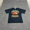 Vintage Pittsburgh Steelers Anvil T Shirt Mens M Black 100% Cotton Super Bowl XL