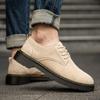 Classic Suede Leather Oxford Shoes For Men Flats Comfortable Casual Shoes Moccasins Men Footwear