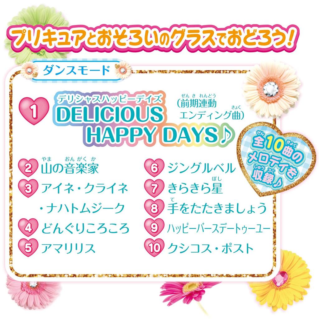 Delicious Cheers Party Glasses 3 and PartyPreCure (Ages Up)