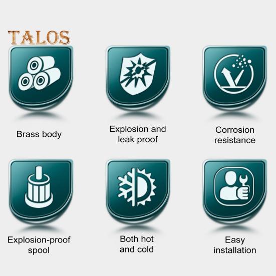 Nerezová mopová baterie s univerzální rotací, snadná instalace, odolná proti prasklinám, mopová baterie, vodní sloupcový postřikovač