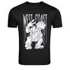 West Coast Astronaut Streetwear Graphic T Shirt Space Style Tee