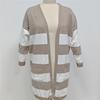 Women's Loose Color Block Knit Cardigan Sweater (2025)