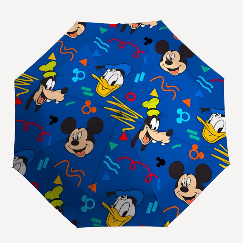 

1pc Mickey MouseDesign Automatic Opening/Closing Folding Umbrella with 8 Iron Ribs, Portable Sunshade for Men and Women y250724007