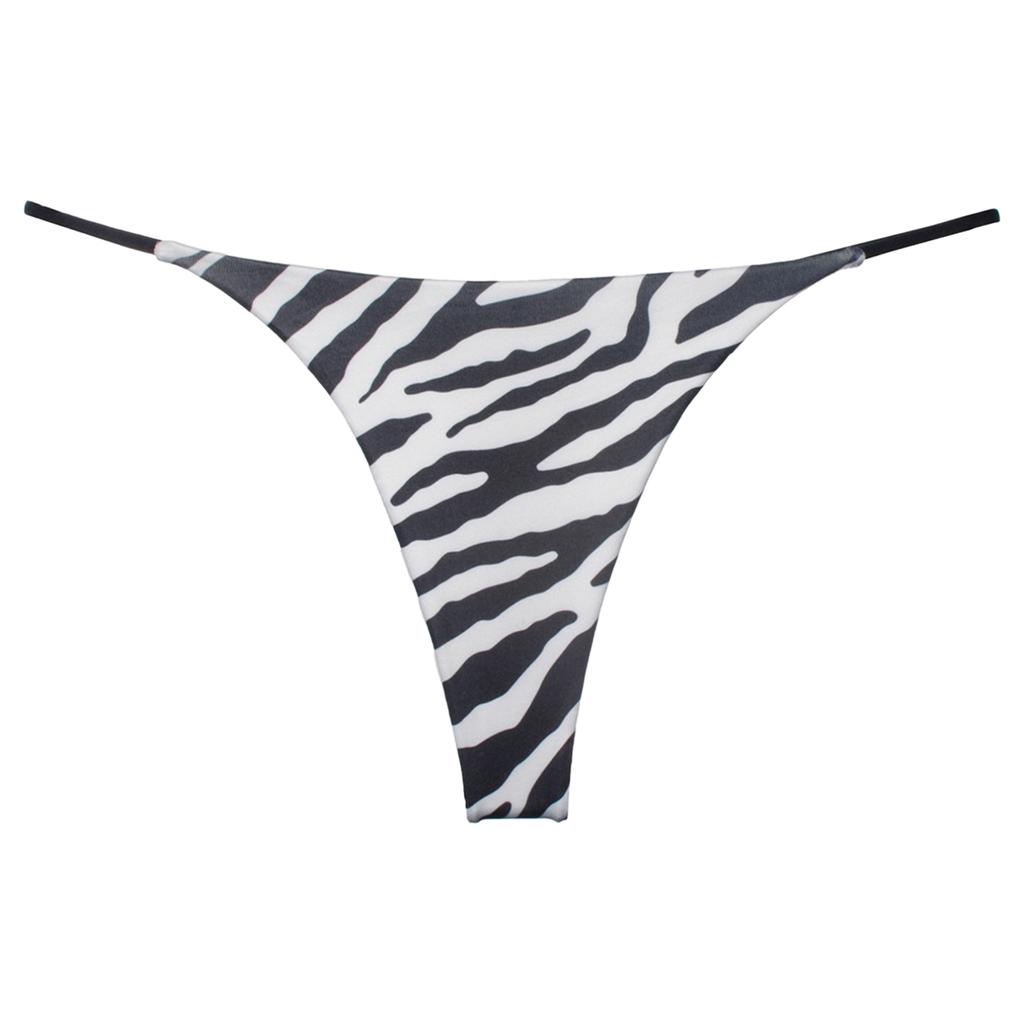 Damen-Tanga-Bikinihose mit niedrigem Bund, Strand, Sonnenbaden, T-Rücken-Badebekleidung