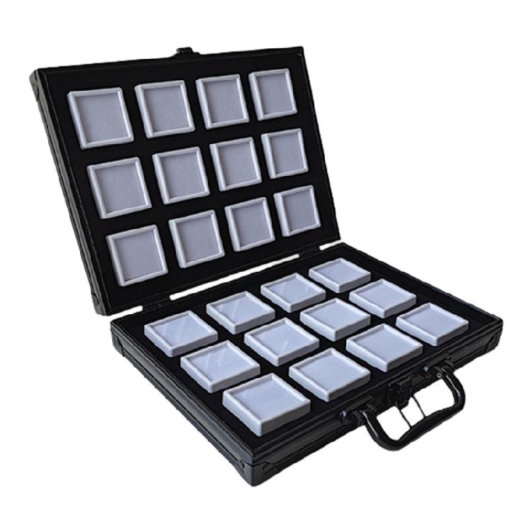 Spacious Aluminum Alloy Gemstones Storage Box With Protective Foam Insert Designs for Collectors and Enthusiasts