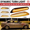 2pcs for BMW Led Dynamic Side Marker Turn Signal Light Sequential Blinker Light for E90 E91 E92 E93 E60 E87 E82 E46 Error Free