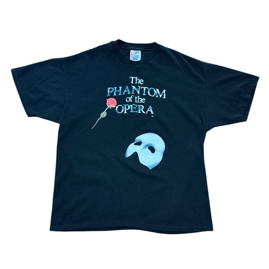 Vintage 90s Phantom of the Opera Cult Classic Musical Theater Graphic T-Shirt L
