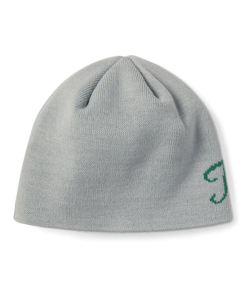 THISISNEVERTHAT Script-Logo No Cuff Beanie Gray