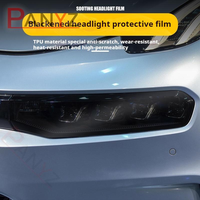 TPU Car Headlight Protective Film Clear To Black/Purple Intelligent UV TPU Self Healing Anti Scrastch For Tesla VW Hyundai Kia