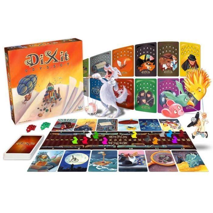 Jeu de société Dixit Odyssey - LIBELLUD - Pour enfants - 30 min - Multicolore