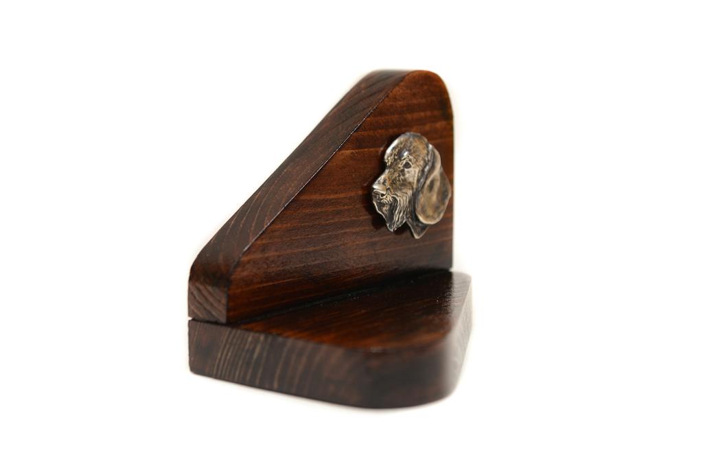 Jamnik Iii - Drewniany Świecznik Z Psem, Podstawka Pod Tealight, Miejsce Pamięci Psa Marki Art-Dog
