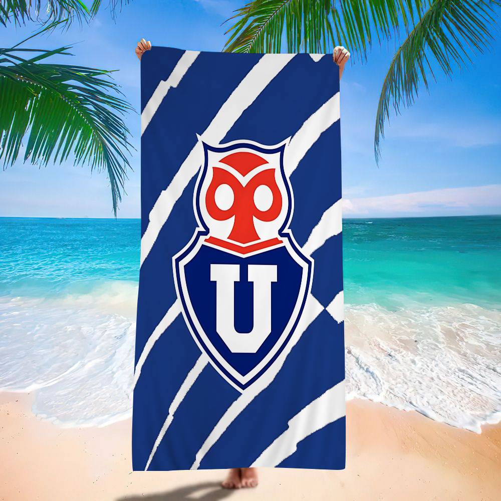 Sport Club Chile U-University Microfiber Blanket Quick Drying Beach Towels Oversized Printing Super Absorbent Pool Towel
