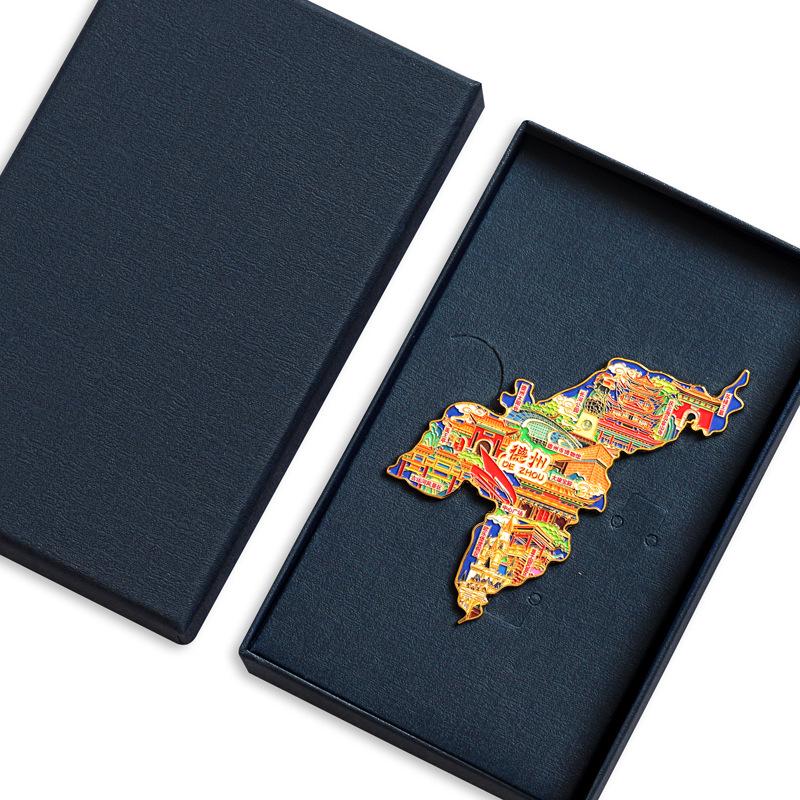 Binzhou Gelber Fluss Turm Magnet, Haifeng Pagode & Zhonghai Park. Kulturtourismus-Geschenk.