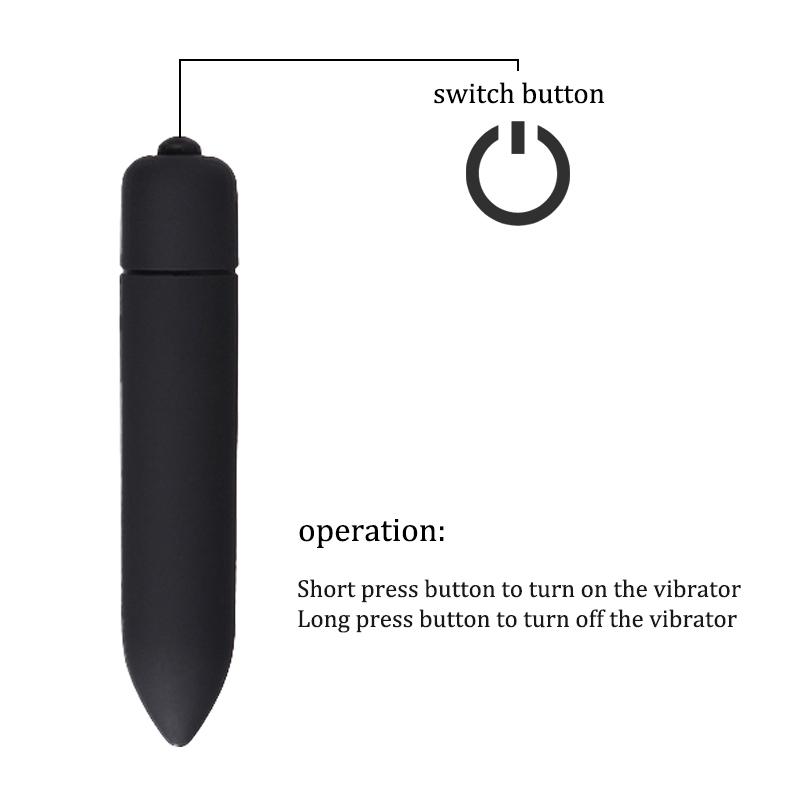 10 Speed Mini Bullet Vibrator Clitoris Stimulation G Spot Vibration Vagina Female Dildo Adult Sex Toys For Women Masturbation